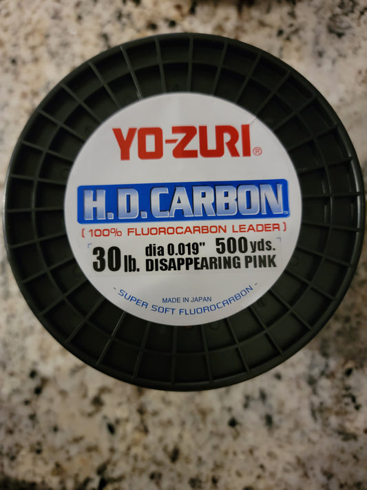 Yo-Zuri HD Carbon Disappearing Pink 500 Yard Spool