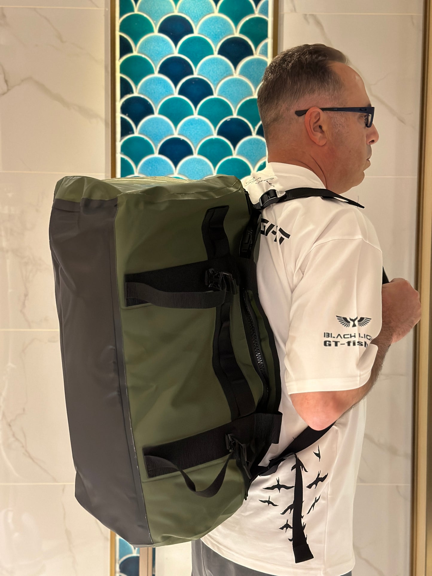 Palmarius Waterpoof Duffle / Backpack Bag 60L (60x35x35CM)